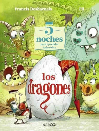 Libro 5 NOCHES DRAGONES de DESHARNAIS FRANCIS en Colombia, infantil