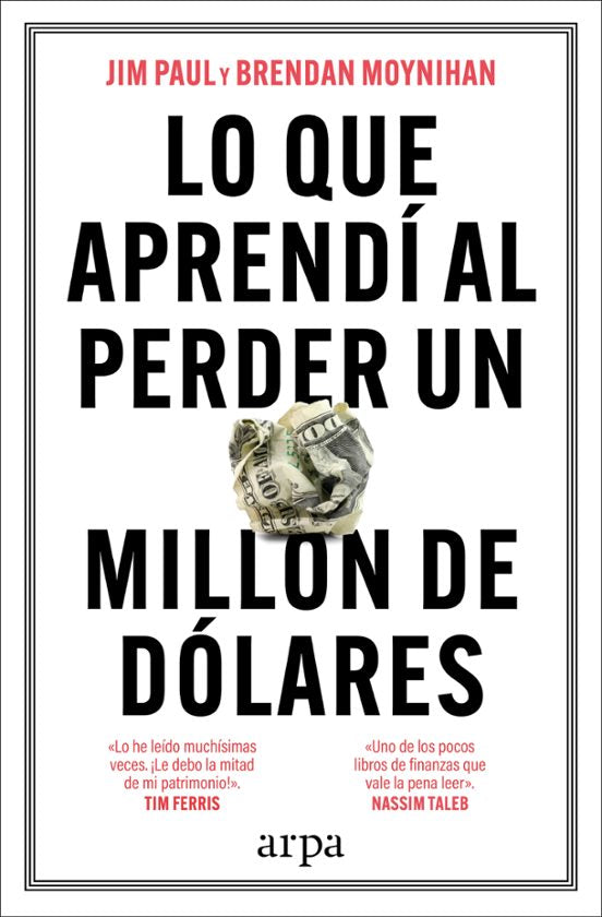 Libro LO QUE APRENDI AL PERDER UN MILLON DE DOLARES de PAUL JIM en Colombia, autoayuda