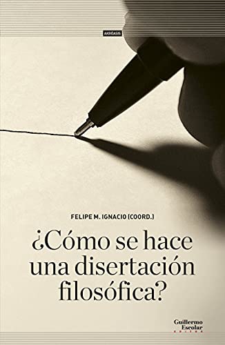 Libro Como Se Hace Una Disertacion Filosofica?