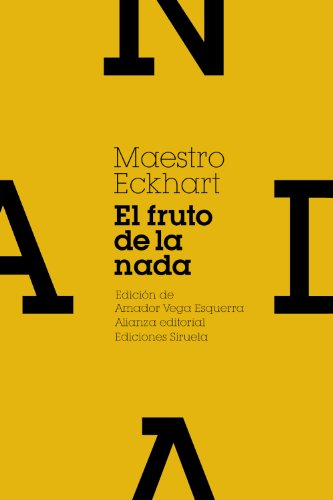 Libro EL FRUTO DE LA NADA de MAESTRO ECKART en Colombia, ensayo