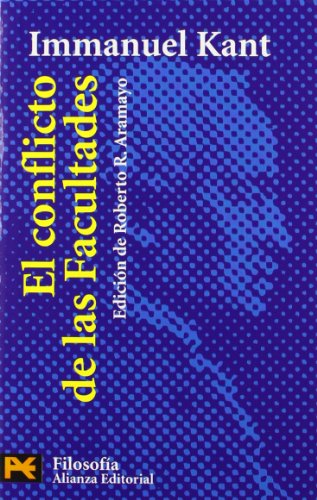 Libro EL CONFLICTO DE LAS FACULTADES de KANT IMMANUEL en Colombia, filosofia