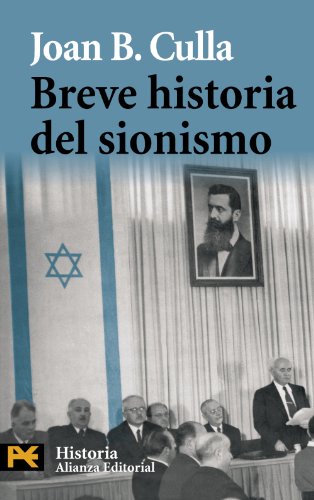 Libro BREVE HISTORIA DEL SIONISMO de CULLA I CLARA JOAN B. CULLA I en Colombia, historia