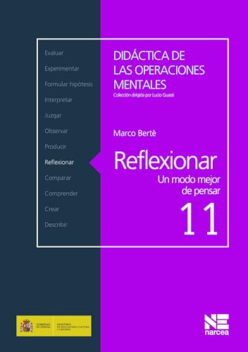 Libro REFLEXIONAR UN MODO MEJOR DE PENSAR de BERTE MARCO en Colombia, pedagogia