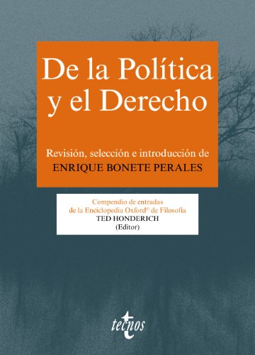 Libro DE LA POLITICA Y EL DERECHO de BONETE PERALES ENRIQUE en Colombia, politica