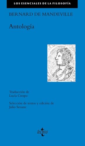 Libro ANTOLOGIA BERNARD MANDEVILLE de BERNARD MANDEVILLE en Colombia, filosofia