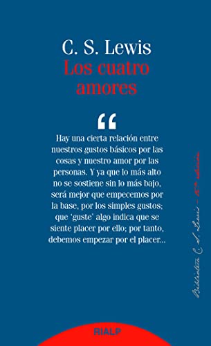Libro LOS CUATRO AMORES de LEWIS C.S. en Colombia, literatura
