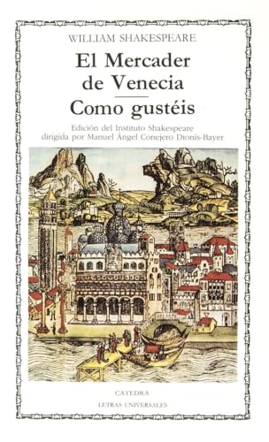 Libro EL MERCADER DE VENECIA COMO GUSTEIS de SHAKESPEARE WILLIAM en Colombia, literatura