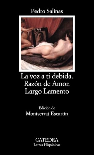 Libro LA VOZ A TI DEBIDA RAZON DE AMOR LARGO de SALINAS PEDRO en Colombia, poesia