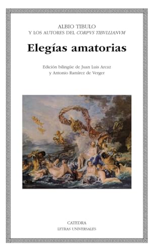 Libro ELEGIAS AMATORIAS de TIBULO ALBIO en Colombia, literatura