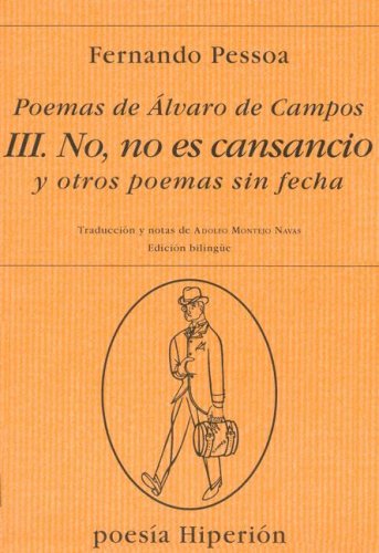 Libro POEMAS DE ALVARO DE CAMPOS III NO NO ES de PESSOA FERNANDO en Colombia, poesia