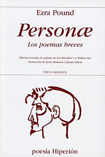 Libro PERSONAE de POUN EZRA en Colombia, poesia