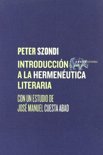 Libro INTRODUCCION A LA HERMENEUTICA LITERARIA de SZONDI PETER en Colombia, lingüística