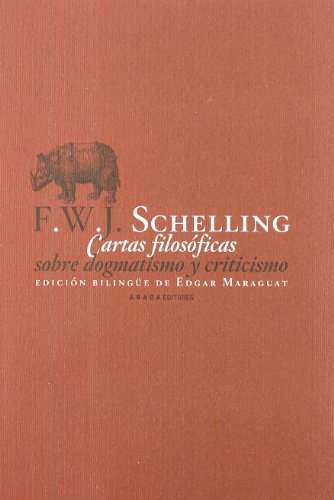 Libro CARTAS FILOSOFICAS de SCHELLING F.W.J. en Colombia, filosofia