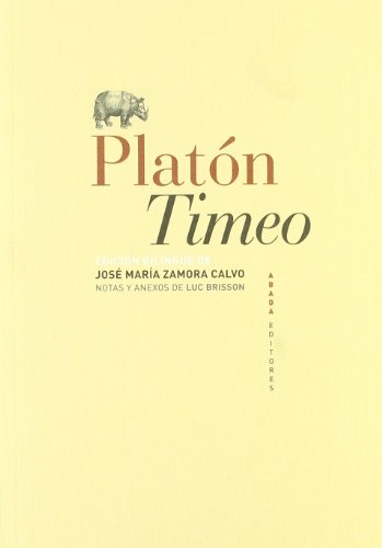 Libro TIMEO BILINGUE de PLATON en Colombia, filosofia