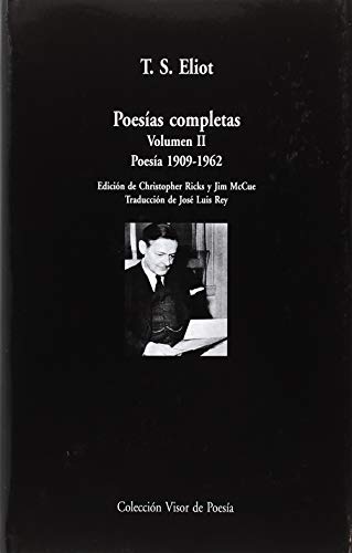 Libro POESIAS COMPLETAS VOLUMEN II 1909 1962 de T.S ELIOT en Colombia, poesia