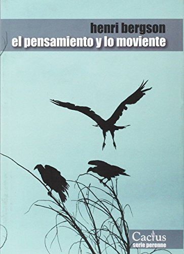 Libro EL PENSAMIENTO Y LO MOVIENTE de BERGSON HENRI en Colombia, filosofia