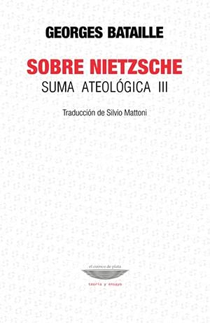 Libro SOBRE NIETZSCHE SUMA ATEOLOGICA III de BATAILLE GEORGES en Colombia, filosofia
