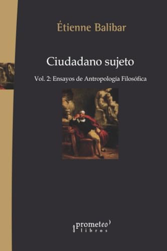 Libro CIUDADANO SUJETO VOL 2 de BALIBAR ETIENE en Colombia, filosofia