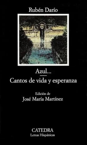 Libro AZUL CANTOS DE VIDA Y ESPERANZA de DARIO RUBEN en Colombia, literatura