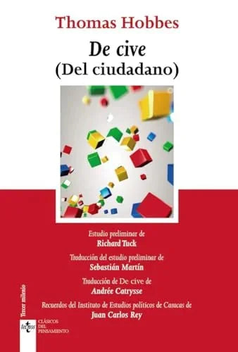 Libro DE CIVE de HOBBES THOMAS en Colombia, filosofia