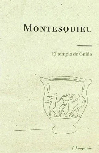 Libro EL TEMPLO DE GNIDO de MONTESQUIEU en Colombia, literatura