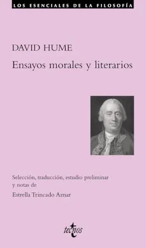 Libro ENSAYOS MORALES Y LITERARIOS de HUME DAVID en Colombia, filosofia