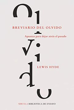 Libro Breviario Del Olvido, Apuntes Para Dejar