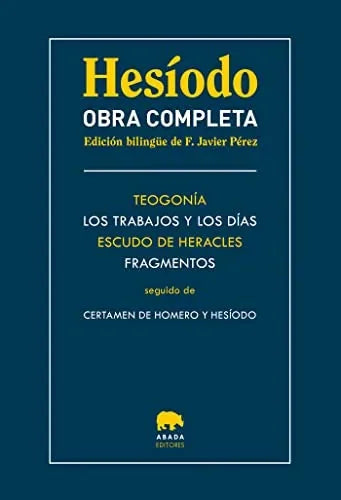 Libro HESIODO OBRA COMPLETA de HESIODO en Colombia, filosofia