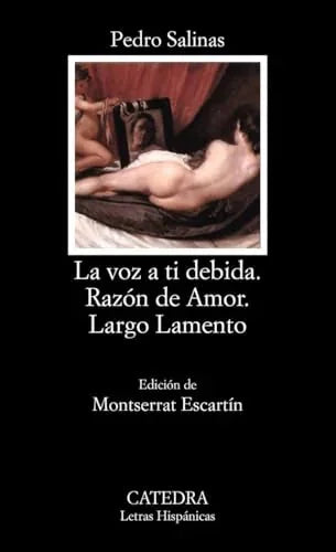 Libro LA VOZ A TI DEBIDA RAZON DE AMOR LARGO de SALINAS PEDRO en Colombia, poesia