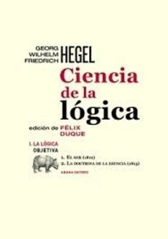 Libro CIENCIA DE LA LOGICA I. LA LOGICA OBIETIVA de HRGEL GEORG WILHELM FRIEDRICH en Colombia, filosofia