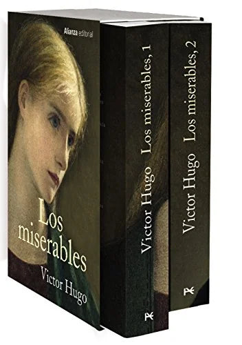 Libro LOS MISERABLES 2 TOMOS de VICTOR HUGO en Colombia, literatura