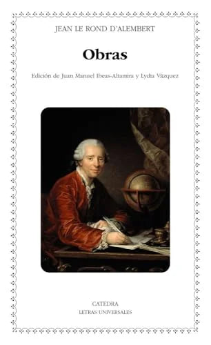Libro OBRAS D,ALEMBERT de D'ALEMBERT JEAN LE ROND en Colombia, literatura