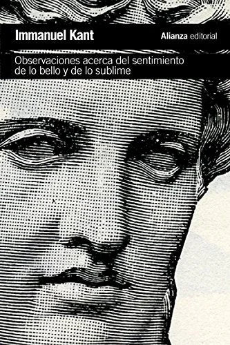 Libro OBSERVACIONES ACERCA DEL SENTIMIENTO DE LO BELLO Y DE LO SUBLIME de KANT IMMANUEL en Colombia, filosofia