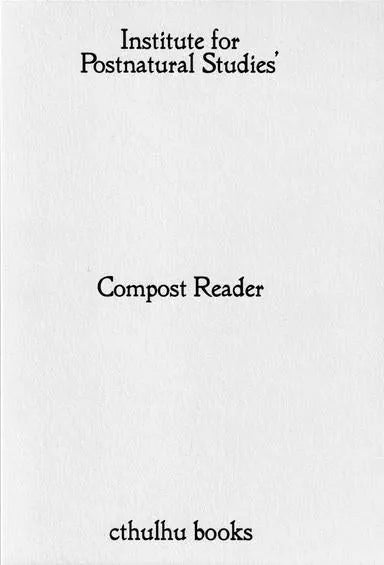Libro COMPOST READER de INSTITUTA FOR POSTNATURAL STUD en Colombia, ensayo