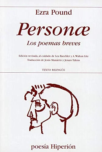 Libro PERSONAE de POUN EZRA en Colombia, poesia