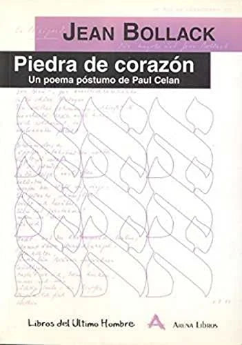 Libro PIEDRA DE CORAZON UN POEMA POSTUMO DE PAUL CELAN de BOLLACK JEAN en Colombia, filosofia