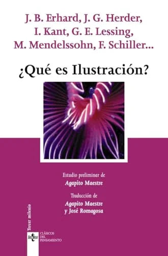 Libro QUE ES ILUSTRACION? de J.B ERHARD J.G HERDER.... en Colombia, filosofia