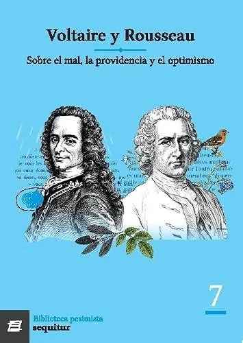 Libro SOBRE EL MAL LA PROVIDENCIA Y EL OPTIMISMO de VOLTAIRE Y ROUSSEAU en Colombia, ensayo