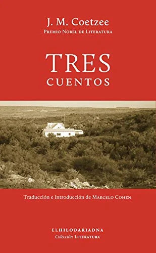 Libro TRES CUENTOS de COETZEE J.M. en Colombia, literatura