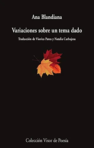 Libro VARIACIONES SOBRE UN TEMA DADO de BLANDIANA ANA en Colombia, poesia