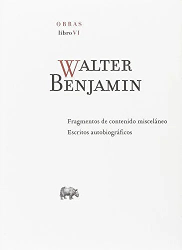 Libro WALTER BENJAMIN OBRAS LIBRO VI de BENJAMIN WALTER en Colombia, filosofia