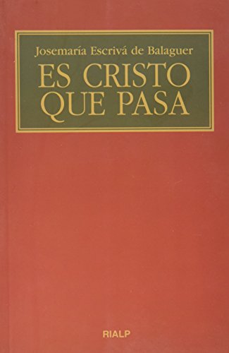 Libro Es Cristo Que Pasa