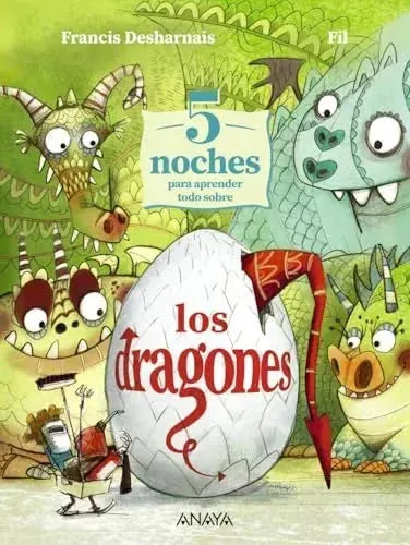 Libro 5 NOCHES DRAGONES de DESHARNAIS FRANCIS en Colombia, infantil