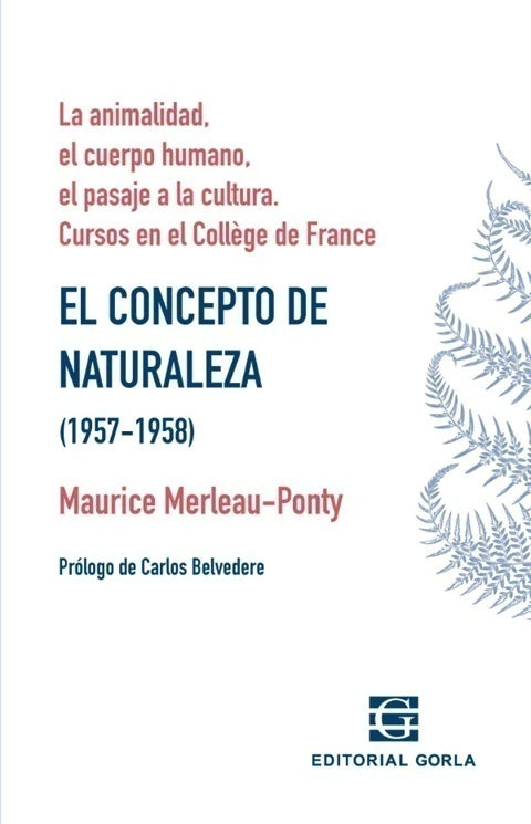 Libro EL CONCEPTO DE NATURALEZA 1957-1958 de MERLEAU-PONTY MAURICE en Colombia, filosofia