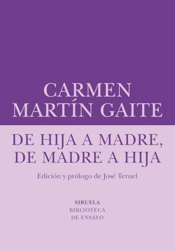 Libro DE HIJA A MADRE, DE MADRE A HIJA de MARTIN GAITE CARMEN en Colombia, ensayo