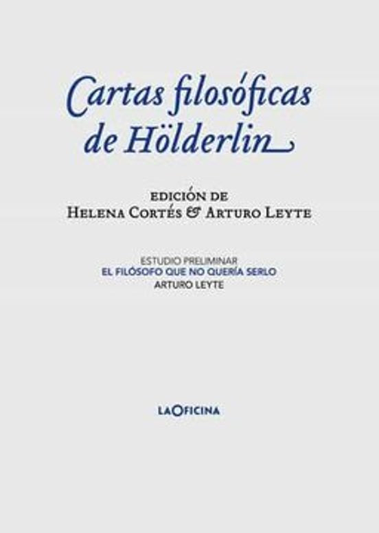 Libro Cartas Filosoficas De Holdernin