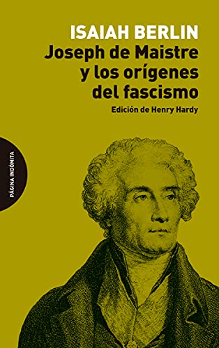 Libro Joseph De Maistre Y Los Origenes Del Fas