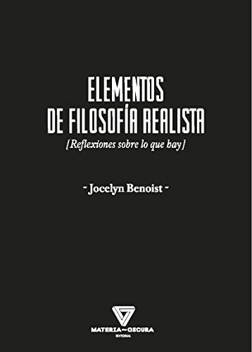 Libro ELEMENTOS DE FILOSOFIA REALISTA de BENOIS JOCELYN en Colombia, filosofia