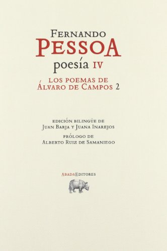 Libro POESIA IV LOS POEMAS DE ALVARO DE CAMPO de PESSOA FERNANDO en Colombia, poesia