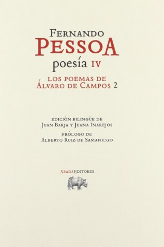 Libro Poesia Iv, Los Poemas De Alvaro De Campo